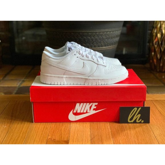 Size 8.5 W Nike Dunk Low "Triple White" - Picture 3 of 5